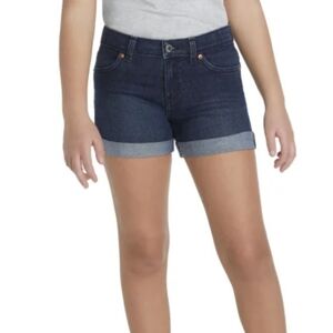 New! Levi's Youth kids girls Short Blue Rolled Cuffs Classic style Size 6 NWT!!!